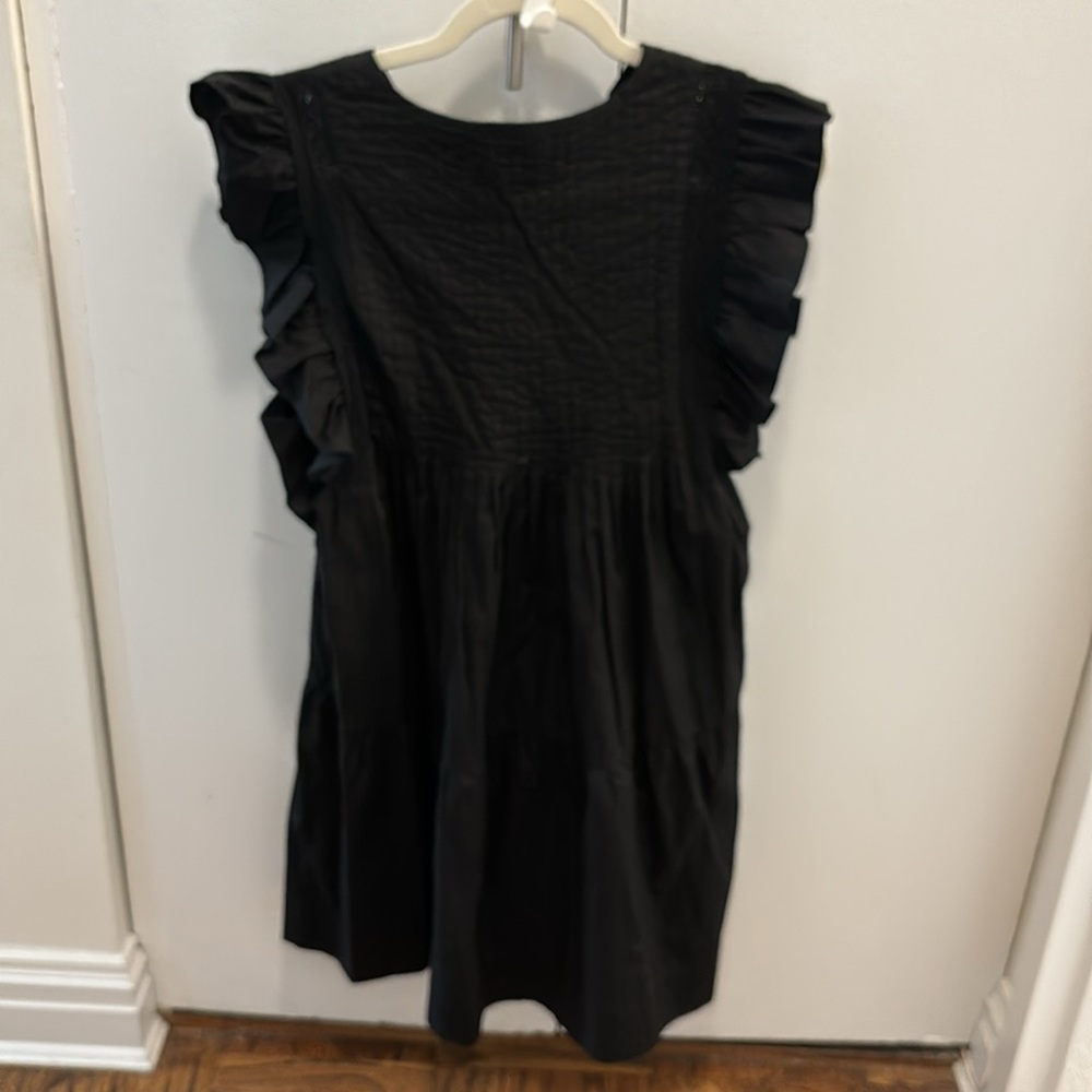 Aqua Flutter Sleeve Dress Size Small - Picture 4 of 6